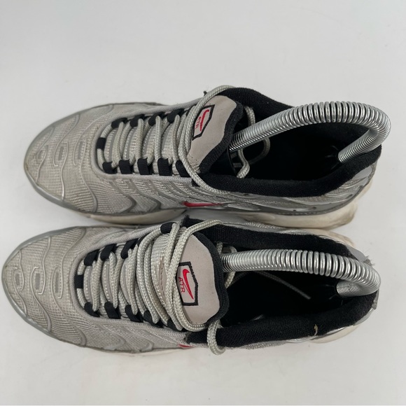 Nike Kids Air Max Plus QS Silver Bullet GS Silver Running Shoes - Size 4 Y - Picture 5 of 11